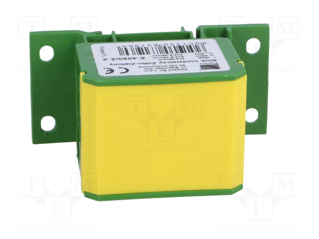 PAWBOL Bloque de Distribución 160A 600V Amarillo-Verde