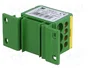 PAWBOL Bloque de Distribución 160A 600V Amarillo-Verde