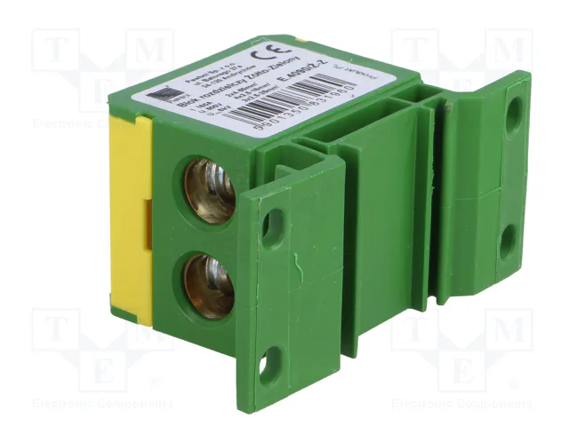 PAWBOL Bloque de Distribución 160A 600V Amarillo-Verde