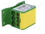 PAWBOL Bloque de Distribución 160A 600V Amarillo-Verde