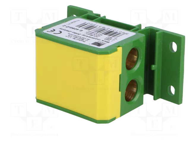 PAWBOL Bloque de Distribución 160A 600V Amarillo-Verde