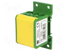 PAWBOL Bloque de Distribución 160A 600V Amarillo-Verde
