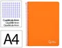 Liderpapel Cuaderno Espiral Witty A4 Tapa Dura Naranja