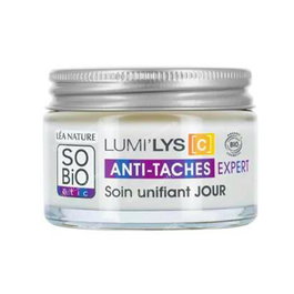 So'Bio Etic Crema Día Lumilys Antimanchas Expert - Tratamiento Facial para Manchas (Sol, Edad, Acné) con Vitamina C - 50 ml