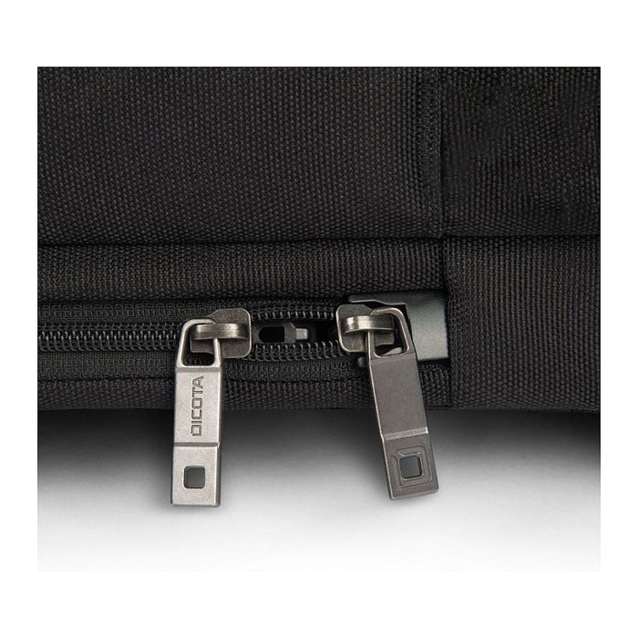 Dicota Top Traveller FIVE 14-16 D32166-RPET - Maletín para Portátil 16 Pulgadas, Negro, Hecho con Poliéster Reciclado