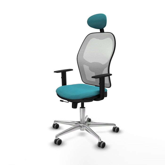 PIQUERAS Y CRESPO Silla de oficina Jorquera Turquesa y Blanco PIQUERAS Y CRESPO Silla de oficina Jorquera Turquesa y Blanco