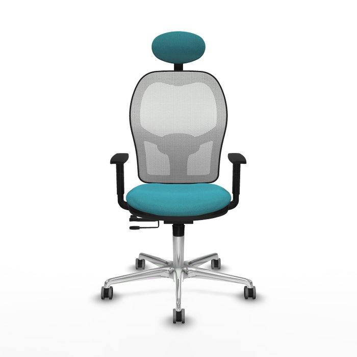 PIQUERAS Y CRESPO Silla de oficina Jorquera Turquesa y Blanco PIQUERAS Y CRESPO Silla de oficina Jorquera Turquesa y Blanco