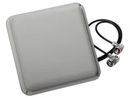 Extreme Networks ML-2452-SEC6M4-036 Antena Direccional RP-SMA 7,23 dBi, Frecuencia 2.4-5.85 GHz, Color Blanco, Conector Macho, Polarización Lineal Vertical para Red