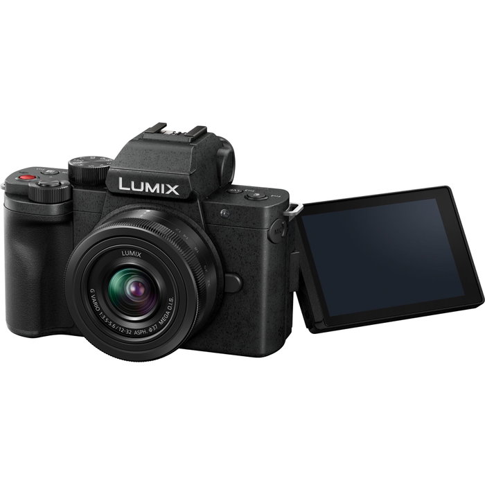 Panasonic Lumix DC-G100D Black con lente H-FS 12-32 y agarre trípode DMW-SHGR2 Panasonic Lumix DC-G100D Black con lente H-FS 12-32 y agarre trípode DMW-SHGR2