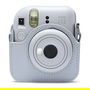 FUJIFILM Carcasa para Instax Mini 12, Funda Compacta 4177081 con Tirante, Blanca, Resistente al Polvo y Rayones