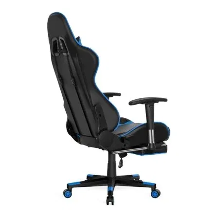 SILLA SPIRIT OF GAMER SIEGE HORNET BLUE - INCLINACIÓN / ALTURA / BRAZOS REGULABLES - REPOSAPIES INCORPORADO - HASTA 120KG