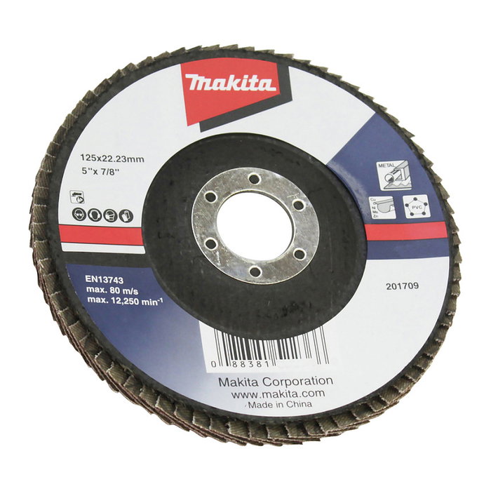 Makita D-63482 Disco de Desbaste 125mm Grano 60 para Amoladora Makita D-63482 Disco de Desbaste 125mm Grano 60 para Amoladora