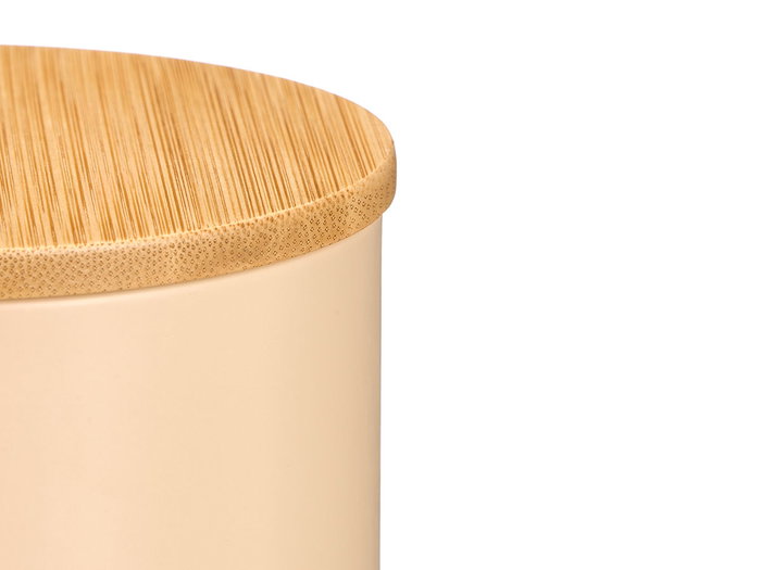 Kinvara Tarro Alto para Espagueti con Tapa de Bambú Beige