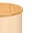 Kinvara Tarro Alto para Espagueti con Tapa de Bambú Beige