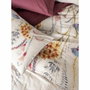 Aucune Juego de cama Rojo 100% Algodón (1 Funda Nórdica y 2 Fundas de Almohada) inevitable