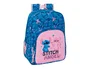 Safta Mochila Infantil Adaptable a Carro Colección Stitch Lilo - 340 x 260 x 110 mm