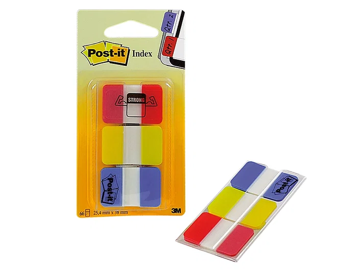 Post-It Índices Rígidos 686-RYB Colores Surtidos Post-It Índices Rígidos 686-RYB Colores Surtidos