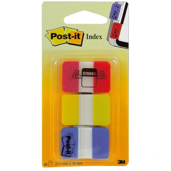 Post-It Índices Rígidos 686-RYB Colores Surtidos Post-It Índices Rígidos 686-RYB Colores Surtidos