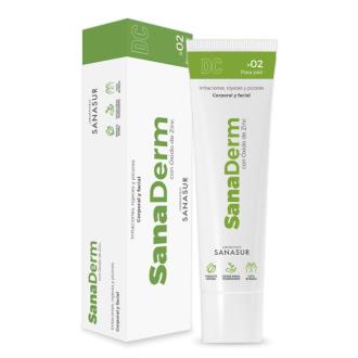 Sanaderm Crema Natural para Irritaciones, Enrojecimiento y Rozaduras con Óxido de Zinc, Betaina y Caléndula - 75 ml Sanaderm Crema Natural para Irritaciones, Enrojecimiento y Rozaduras con Óxido de Zinc, Betaina y Caléndula - 75 ml