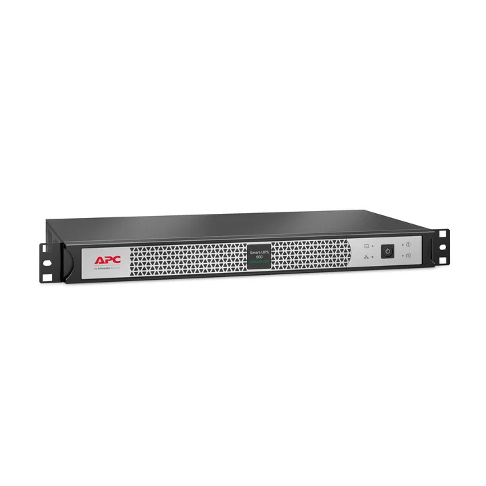 APC SMART-UPS C Li-Ion 500VA Short Depth 230V con Network Card - SAI/UPS Interactivo, 0.5 kVA, 400 W, Onda Sinusoidal Pura, 4 Salidas AC, Montaje Rack/Torre 1U