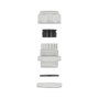 DeLOCK Prensaestopas PG21 para cable plano con dos entradas, Gris, 2 unidades
