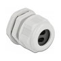 DeLOCK Prensaestopas PG21 para cable plano con dos entradas, Gris, 2 unidades