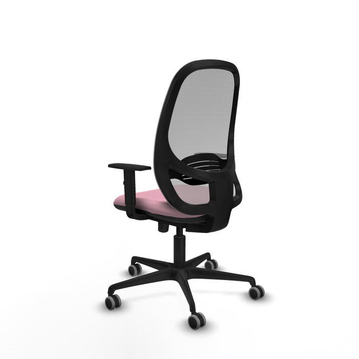 PIQUERAS Y CRESPO Silla de oficina Cilanco Rosa y Gris PIQUERAS Y CRESPO Silla de oficina Cilanco Rosa y Gris
