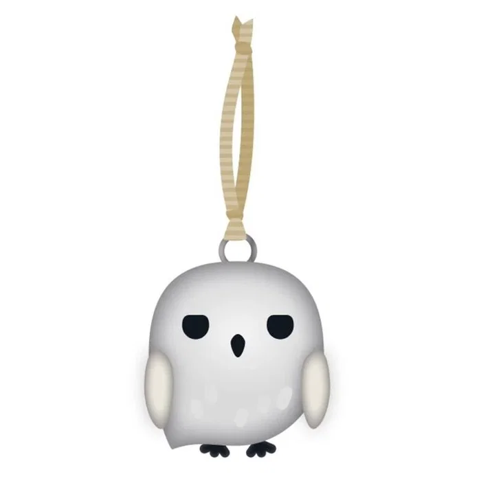 Harry Potter Hedwig - Figura Decoración Navidad Árbol Cerámica con Cinta para Colgar