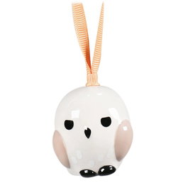 Half Moon Bay Decoración Navidad Lechuza Hedwig de Harry Potter en Cerámica para Colgar en el Árbol