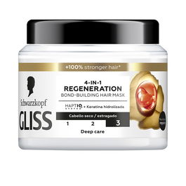Schwarzkopf Mass Market GLISS TOTAL REPAIR mascarilla 400 ml Tratamiento Capilar Reparador