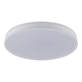 Target Plafón LED Circular Charly, 80W, 8800 Lúmenes, 3CCT (3000K-4000K-6000K) Dimable, Temporizador, Mando a Distancia, Blanco, Ø60 cm, Clase F, IP20
