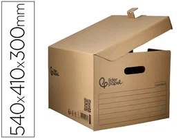 Liderpapel Cajón Contenedor de Cartón Blanco para Archivo