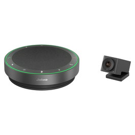 Jabra 9000-PACK SPEAK2 75 - Sistema Videoconferencia Grupo Full HD, Bluetooth 5.2, Certificado Microsoft Teams, USB-C, Negro