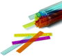 FAIBO Bote de 100 Reglas de 16 cm Colores Flúor Transparentes Surtidos
