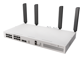 MIKROTIK CRS418-8P-8G-2S+5axQ2axQ-RM Switch L2/L3 17 Puertos Gigabit Ethernet con PoE (802.3af/at) - Montaje en Rack 1U