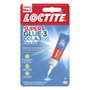 Loctite Super Glue 3 Pure Gel 3grs 2640971 Pegamento para Metales, Porcelana, Plástico, Madera y Más