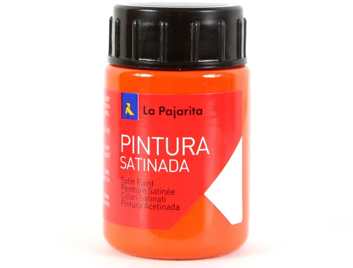 La Pajarita Pintura Latex Acabado Satinado Naranja 35 ml