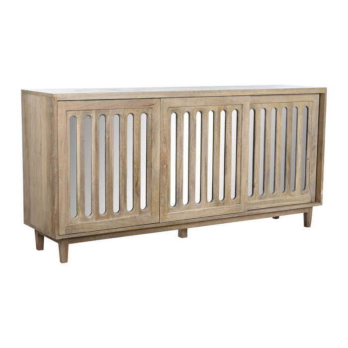 DKD Home Decor Buffet de Mango y Espejo Marrón 175x40,5x83,5