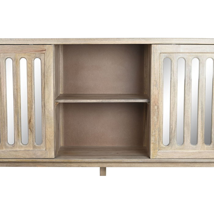 DKD Home Decor Buffet de Mango y Espejo Marrón 175x40,5x83,5
