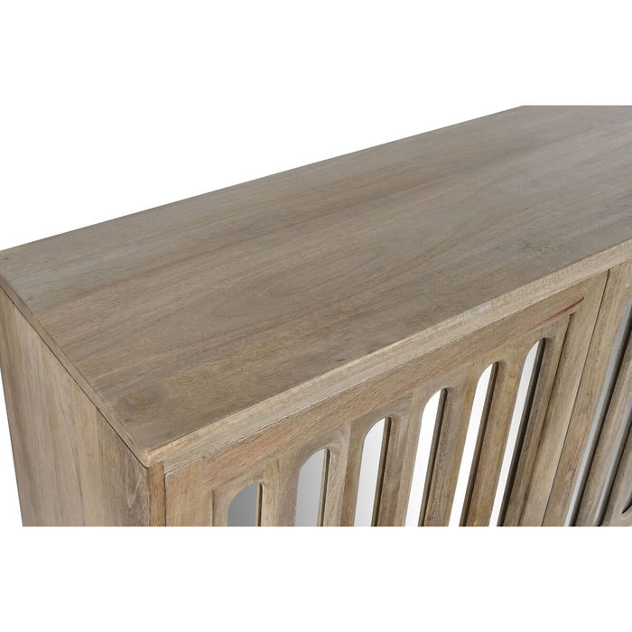 DKD Home Decor Buffet de Mango y Espejo Marrón 175x40,5x83,5
