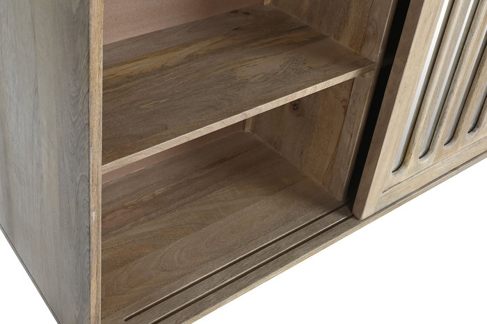 DKD Home Decor Buffet Moderno Mango y Espejo Marron 175 x 40.5 x 83.5 cm