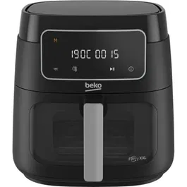 Beko Freidora de Aire Caliente Multifunción FRL3374B, 1900 W, 7.6 L (2 kg de patatas), Pantalla Táctil LCD, Negra