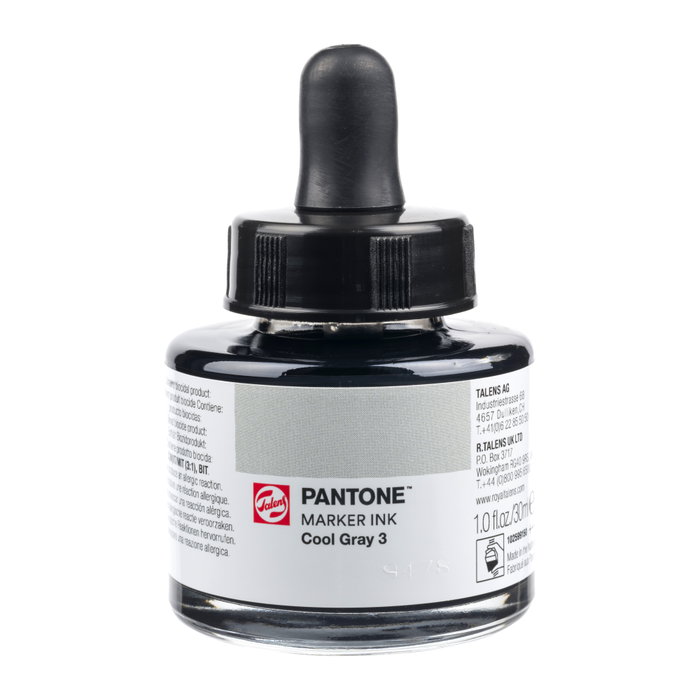 Talens | Pantone Tinta para Marker 30 ml Cool Gray 3 Talens | Pantone Tinta para Marker 30 ml Cool Gray 3