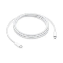 Apple MU2G3ZM/A Cable USB-C a USB-C 2 m Trenzado Blanco - Carga Rápida 240W, Transferencia Datos USB 2.0