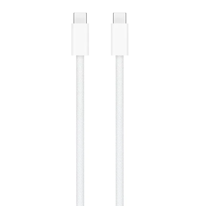 Apple MU2G3ZM/A Cable USB-C a USB-C 2 m Trenzado Blanco - Carga Rápida 240W, Transferencia Datos USB 2.0