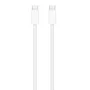 Apple MU2G3ZM/A Cable USB-C a USB-C 2 m Trenzado Blanco - Carga Rápida 240W, Transferencia Datos USB 2.0