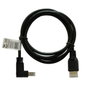 SAVIO Cable HDMI 1.4 de 1,5m con conector de 90°