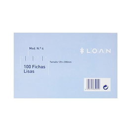 Loan Fichas Rayadas Nº4 12,5x20cm