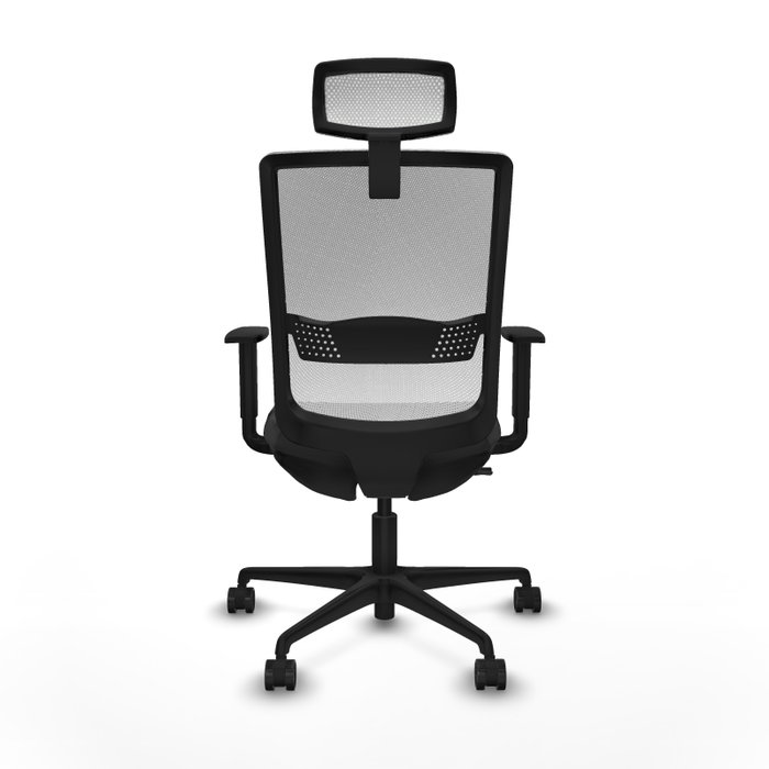PIQUERAS Y CRESPO Silla de oficina Haches con mecanismo Sincro/Traslack Gris oscuro y Blanco PIQUERAS Y CRESPO Silla de oficina Haches con mecanismo Sincro/Traslack Gris oscuro y Blanco