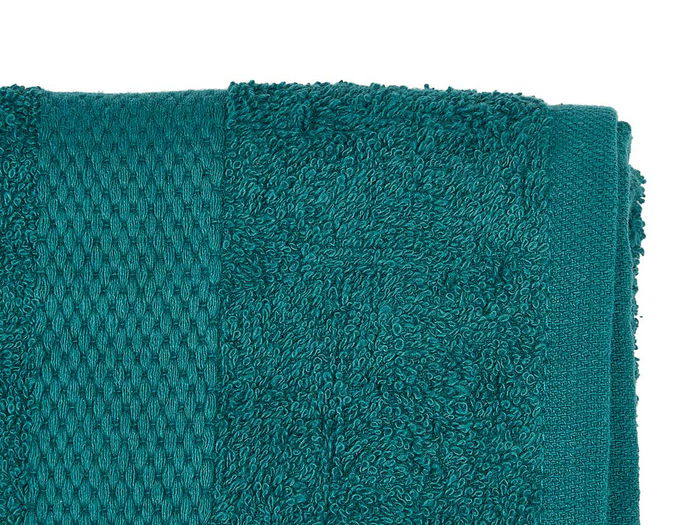 Berilo Toalla de Baño Lisa, 90x50 cm (400 g/m²), Azul Petróleo, Tela 80% Algodón 20% Poliéster (Set de 24)
